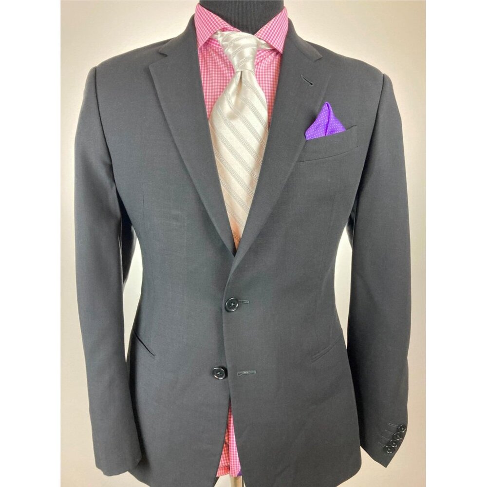 ARMANI Collezioni "Giorgio" Line Black ITALIAN Sport Jacket 40 R e50